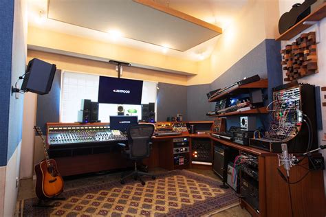 Single Band Acoustic Panels Installed in a Recording Studio ...