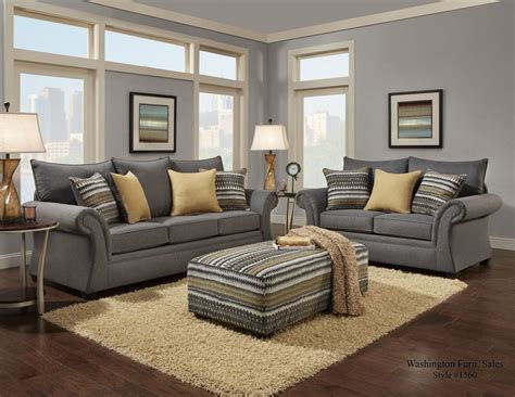 1560 - The Contemporary Living Room Set - Grey | Contemporary living room sets, Living room grey ...