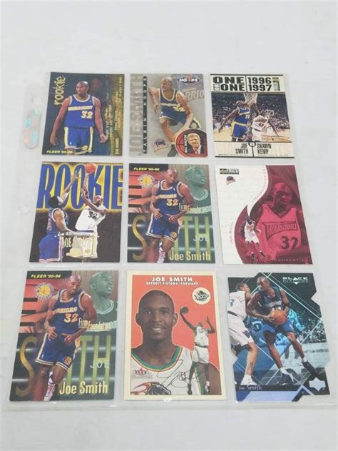 Joe Smith NBA Basketball Cards, Qty 9, 1996-2001 | EstateSales.org