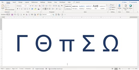 How to Insert Greek Letters or Symbols in Word (6 Ways) | Avantix Learning