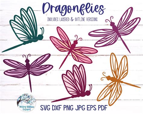 Dragonfly Silhouette, Unique Decals, Leaf Outline, Pattern And ...