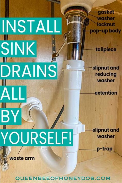 How To Install Bathroom Sink Drain | Install bathroom sink, Bathroom ...