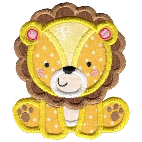 Jungle Animals Applique Set, 12 Designs - 4 Sizes! - Products - SWAK ...