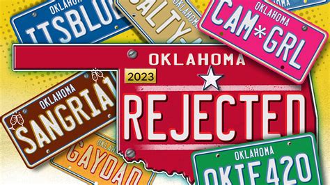 Want a custom Oklahoma license plate?A review is needed.