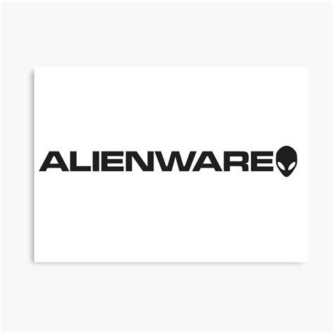 "Alienware Logo 1" Canvas Print by mooer | Redbubble