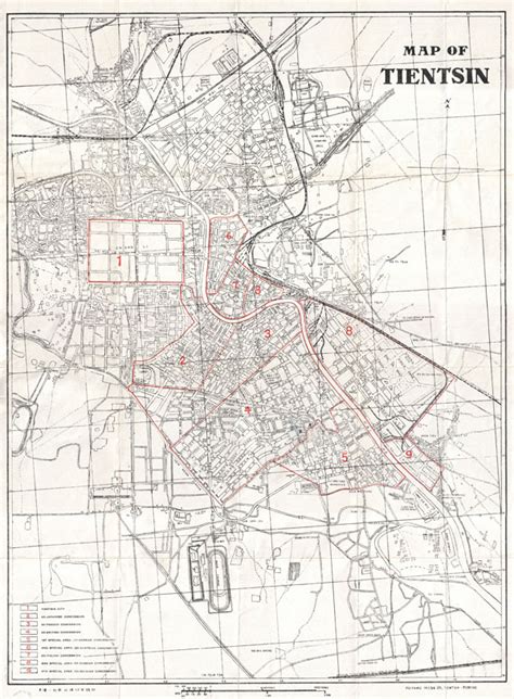 Map of Tientsin.: Geographicus Rare Antique Maps