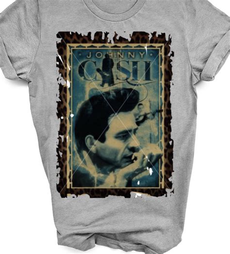 Retro Vintage Johnny Cash Tee Shirt T-Shirt Western Shirt Plus | Etsy