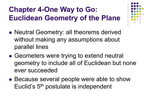 Chapter 4-One Way to Go: Euclidean Geometry of the Plane