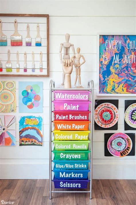 How to setup a Classroom or Art Room Organization