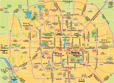 Beijing travel maps 2012-2013| Printable tourist maps (+ Forbidden City & subway maps)