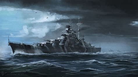 Bismarck | World of warships wallpaper, Battleship, Warship