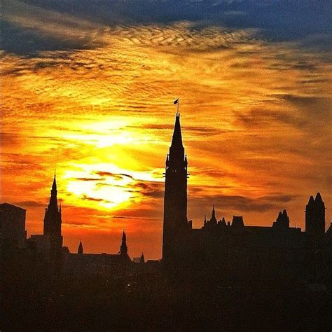 Parliament Hill at sunset, Ottawa. For more information on Ottawa visit ...