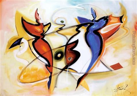 Alfred Gockel Dancing Angels painting anysize 50% off - Dancing Angels painting for sale