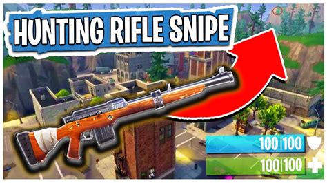 (178m) HUNTING RIFLE INSANE SHOT in Fortnite: Battle Royale! | TBNRKENWORTH - YouTube