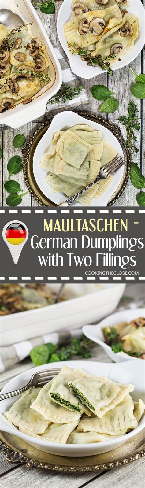 Maultaschen Recipe - German Stuffed Pasta with Two Fillings