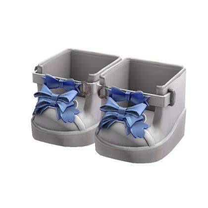 Cute ribbons shoes (blue) | Roblox Item - Rolimon's