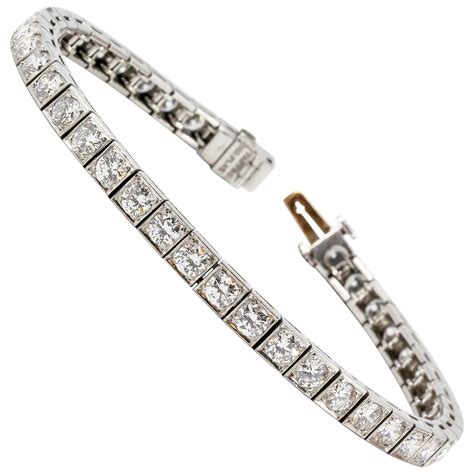 Tiffany and Co. Diamond Ruby Yellow Gold Platinum Tennis Bracelet For Sale at 1stDibs