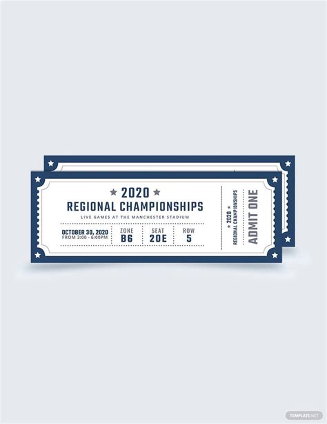 FREE Baseball Ticket Templates & Examples - Edit Online & Download | Template.net