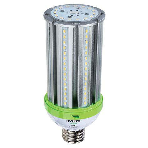 Hy-Lite 45W omni-cob LED Lamp 200W HID Equiv 5000K 6300 lumens Ballast Bypass 120-277V E39 Base ...