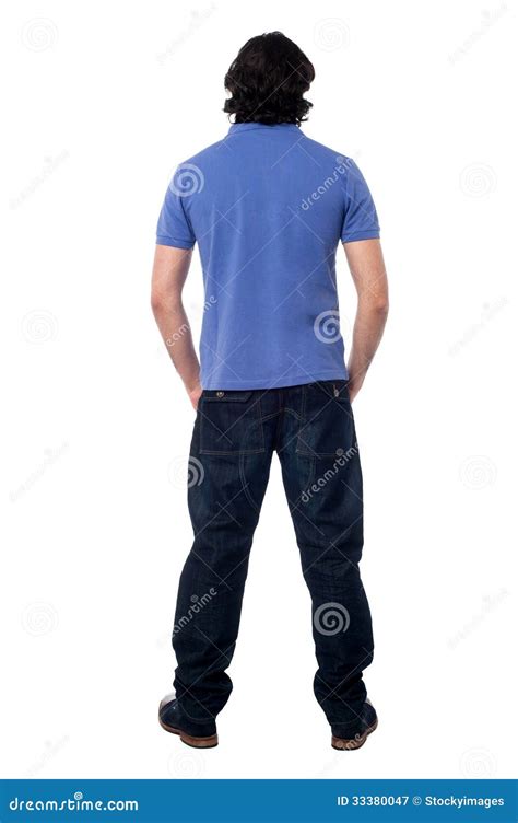 Casual Young Man Facing The Wall Royalty Free Stock Photography - Image: 33380047