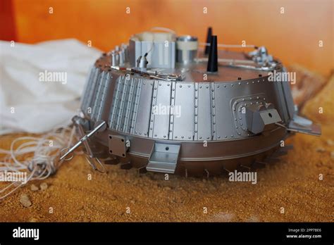 Space Probe Huygens Landing on Titan Stock Photo - Alamy