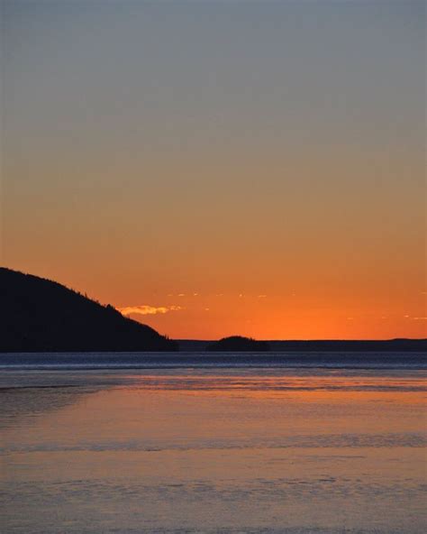 Sunset on the Turnagain Arm, Alaska