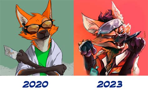 My Maned Wolf fursona. What do you think of evolution? 😎 : r/furry