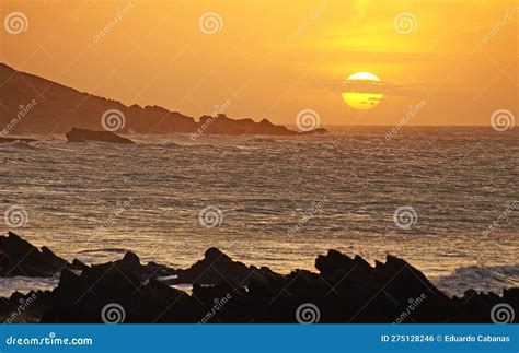 Sunset in the Jericoacoara National Park, Brazil Stock Photo - Image of panorama, background ...