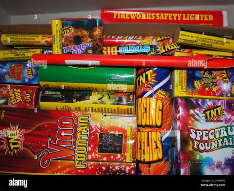 Box fireworks hi-res stock photography and images - Alamy