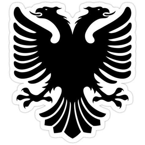 "Albanian Eagle / Flag" Stickers by TimeMeddler | Redbubble