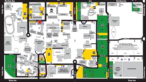 Fresno State Campus Map | Metro Map