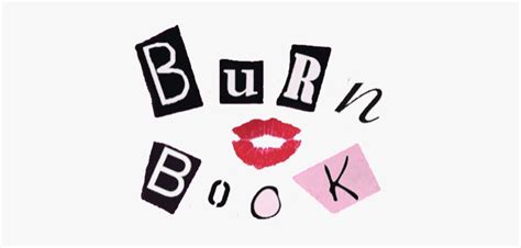 Printable Burn Book Letters - Printable Templates