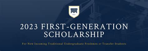 First Generation Scholarships - TMU