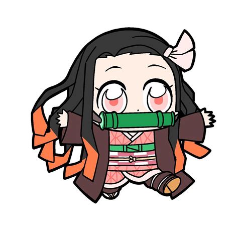 Nezuko Cute Sticker | Sticker in 2020 (With images) | Chibi