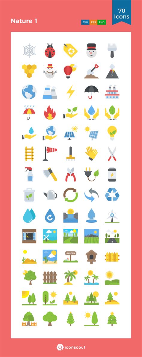 Download Nature 1 Icon pack - Available in SVG, PNG, EPS, AI & Icon ...