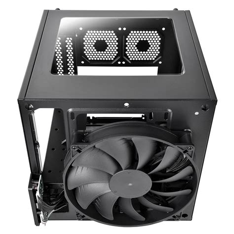 Thermaltake Core V1 Mini ITX case, Black, Windowed | Novatech