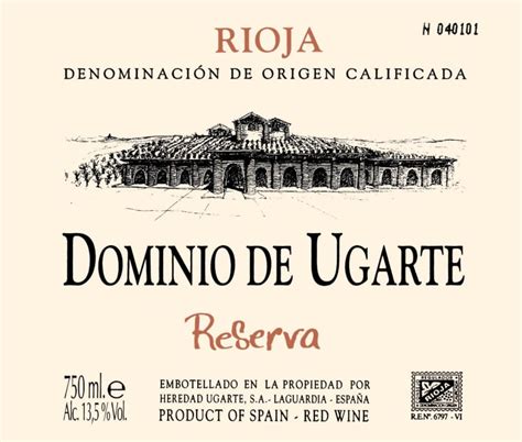 Heredad Ugarte Dominio de Ugarte Reserva 2007 | Wine.com