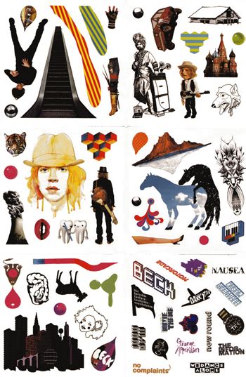 Beck "Information" Taiwan Sticker Sheet