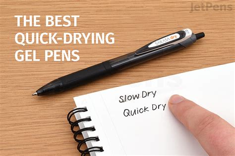 The Best Quick-Drying Gel Pens | JetPens