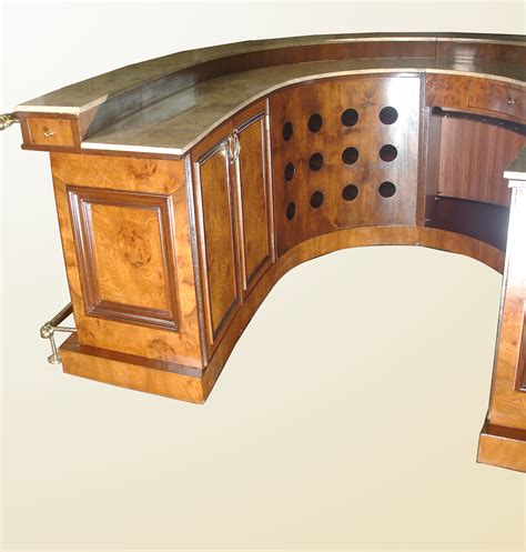 Bar 276COMP – 8 ft. Beechwood Custom Horseshoe Bar – WoodnLuxury