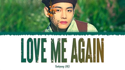 V (뷔) - Love Me Again (1 HOUR LOOP) Lyrics | 1시간 가사 - YouTube