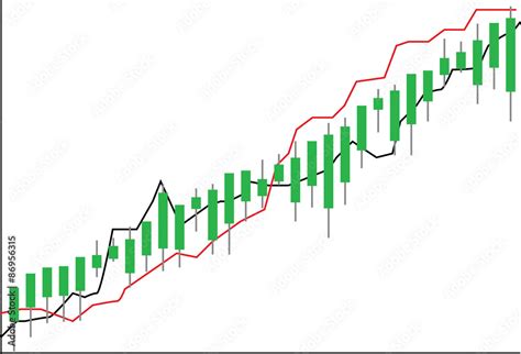 stock market chart , illustration Stock Vector | Adobe Stock