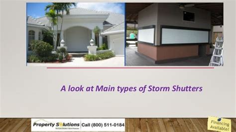 A look at main types of storm shutters