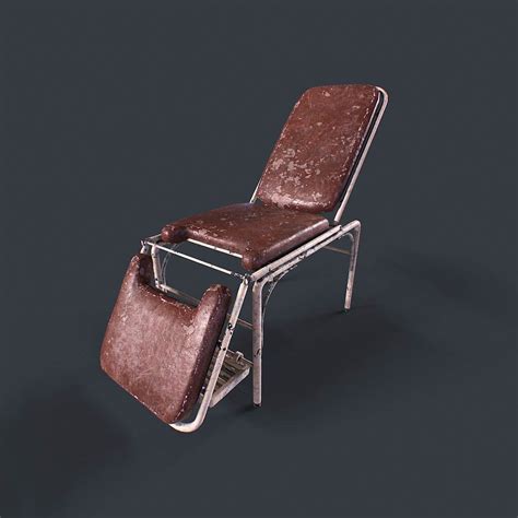 Vintage Hospital Bed - 3D Model by salex