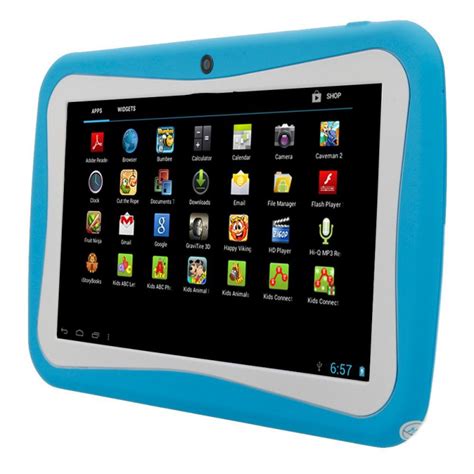 Tablette tactile enfant YOKID quad core 7 pouces Android 5.1 Bleu 16Go