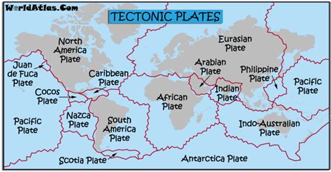 How Many Tectonic Plates Are There? | Plate tectonics, Tectonic plates map, Earth and space science