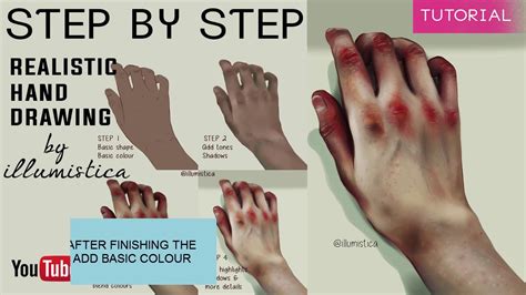 REALISTIC HANDS DRAWING [ DIGITAL ART ] - YouTube