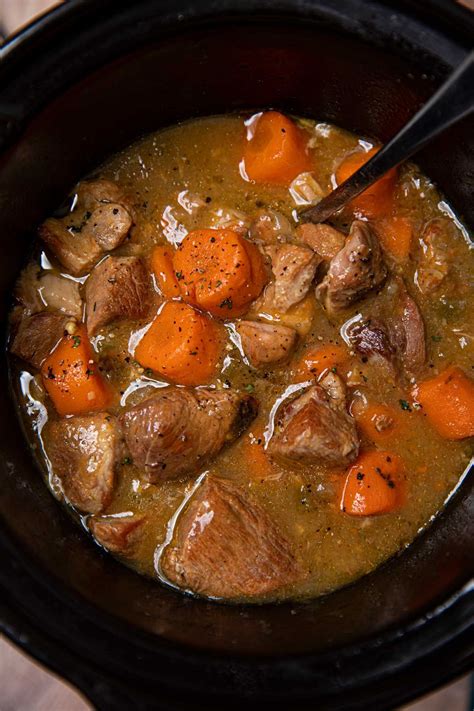 Bring the comfort of pork stew to your crockpot! | Pork stew, Pork stew recipes, Crockpot dinner