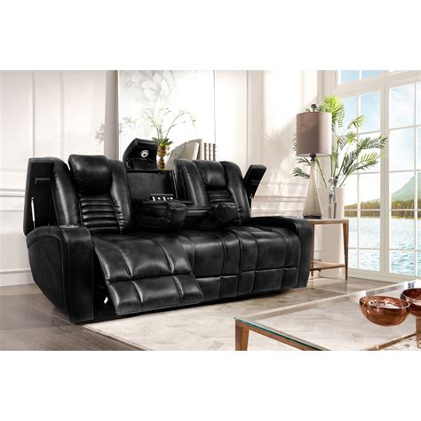 Transformer 99223 BLACK TRANSFORMER POWER SOFA | | 7 Day Furniture | Reclining Sofa