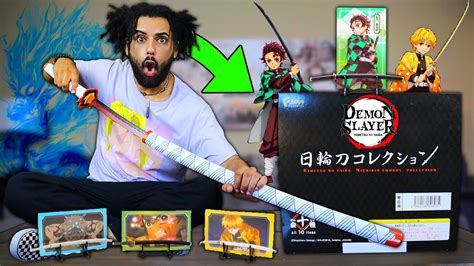 Opening MYSTERY DEMON SLAYER HASHIRA SWORDS!! *I PULLED THE FULL SET ...